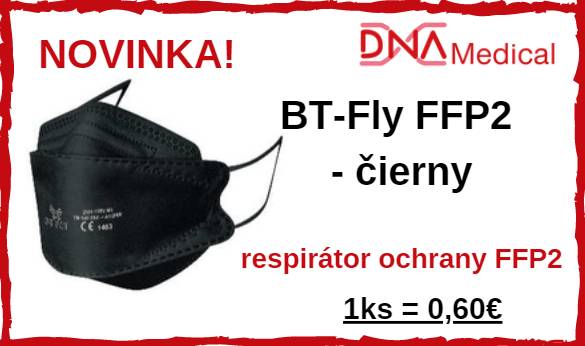 BT-Fly- FFP2 NR (1ks) - čierne